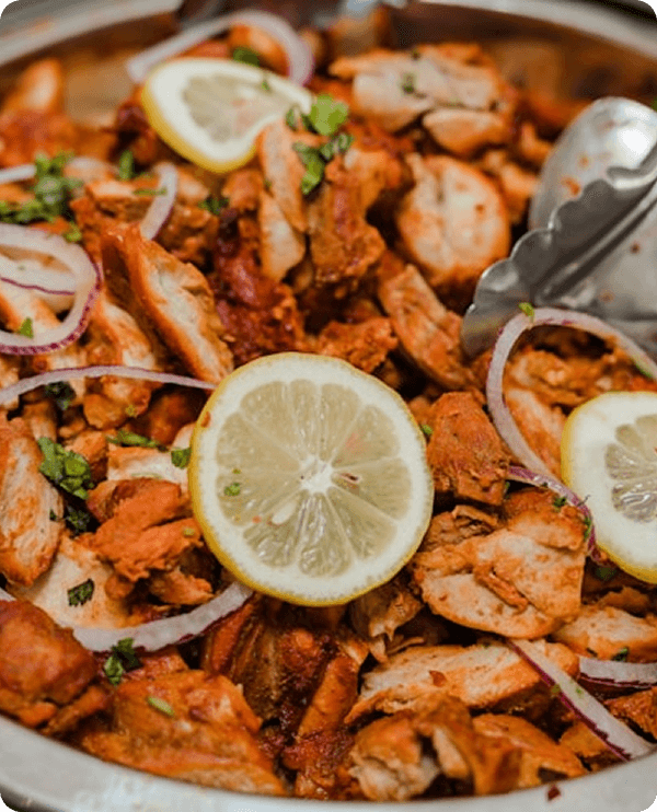 Chickpea curry and rice